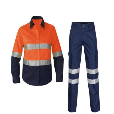 China High Visibility Color Safety Joint Reflective Clothing Safety Jacket For Fishing Coveral Safety Clothing for sale