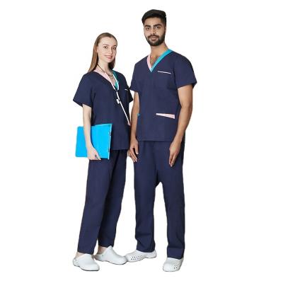 China Wholesale Quick Dry Comfortable Hospital Uniforms Fashion Anti-wrinkle Long Sleeve Nurse Uniform Sets for sale