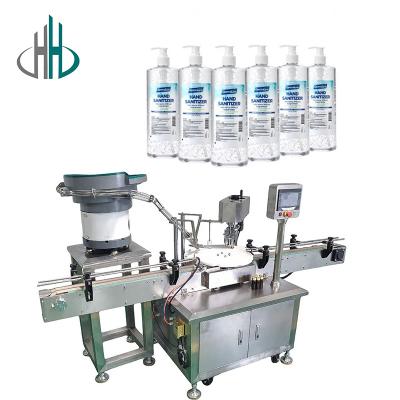 China HC Full automatic capping machine with Covers feeder, bottle capping machine for sale