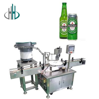 China Guangzhou HC High temperature resistant Glass Bottle Beer Filling Crown Capping Machine for sale