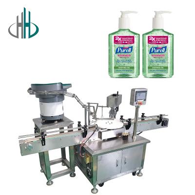 China capping machine plastic bottle Hand Sanitizer Automatic Small Jar Filling Capping Machines for sale