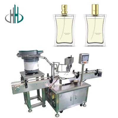 China automatic electric plastic glass bottle cans jar screwing Covers sealing machine for sale