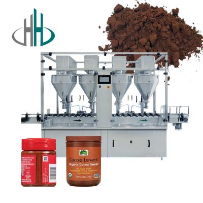 China HC-FSF-6 automatic small cosmetic powder cocoa spice filling machine can powder filling machine for sale