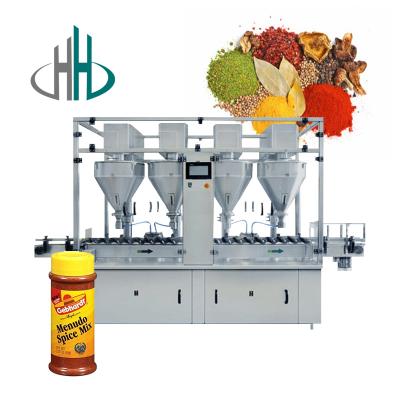 China HC-FSF-6 Jar can automatic spice powder chili powder pet bottle filling machine for sale