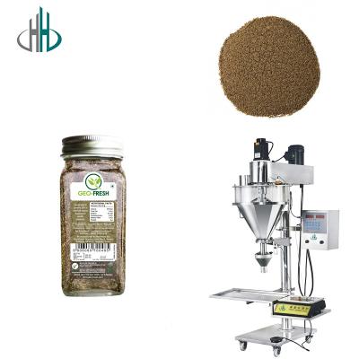 China Hancin Semi-automatic Black pepper powder flavors and fragrances powder filling machine for sale