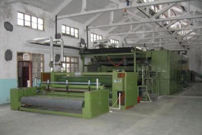 China PLC Servo Control Non Woven Fabric Machine Pen Jiaomian Production Line With Servo Motor for sale