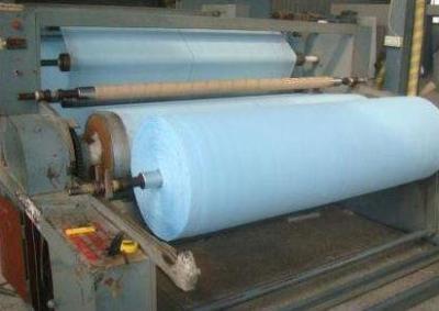 China Diamond / Oval / Cross PP Non Woven Fabric Production Line with Single Beam for sale