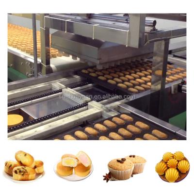 중국 HYZBDG-600/800 250kg/h dough cake machine Food Industry 	Cake Production Line 판매용