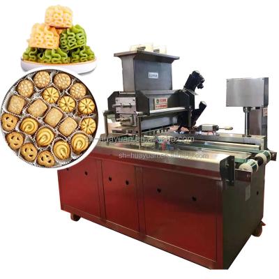 Cina Famous PLC HYDXJ-600A 160-200kg/h Automatic /Jenny /Brand Center Filling /Wire Cutting Biscuit Depositor Machine For Sale in vendita