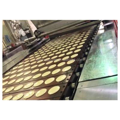 Cina Snack Factory 304 Stainless Steel Dorayaki Jam Chocolate Sandwich Pancake Making Machine in vendita