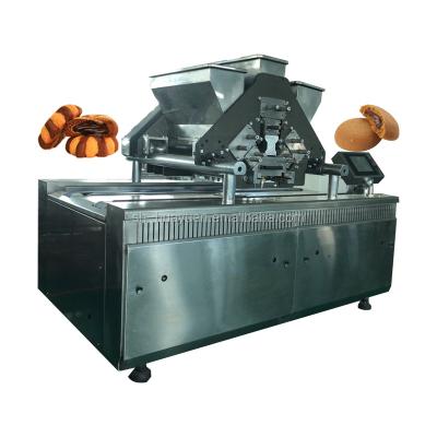 China food & Beverage Factory Double Color Cookies Filled Cookies Cookie Machine Production Line for sale