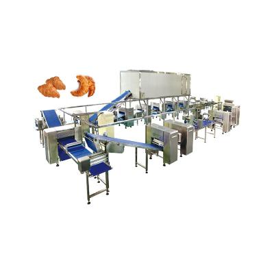 China Full Automatic Bakery Croissant Machine 250kgs/h Bread Machine zu verkaufen