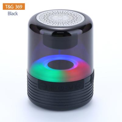 China HOT Original Wireless Mini T&G Loudspeaker TG369 Mini LED Wireless Outdoor Colorful Light Bluetooth Speaker for sale