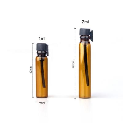 China Personal Care 1ml 2ml 3ml 5ml Perfume Sample Vials Glass Bottles for sale