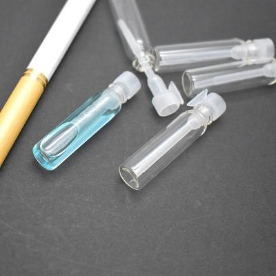 China Stock 2ml Clear Perfume Sample Vial Glass Personal Care For Perfume for sale