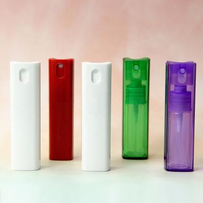 China New Design BEAUTY PACKAGING Slim Square Perfume Plastic Bottle Pen Spray Atomizer Pouch for sale