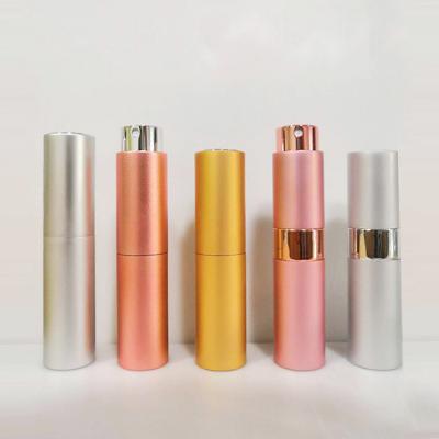 China Personal Care Fashion Round 5ml 8ml Travel Perfume Atomizer Refillable Spray Bottle for sale