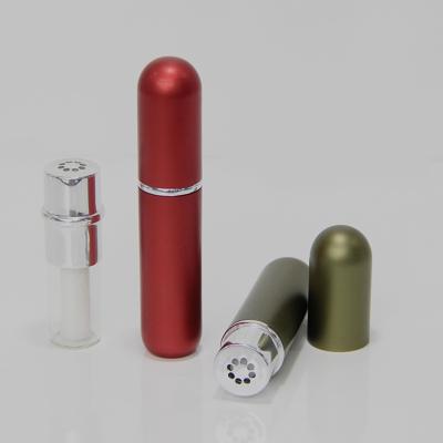 China Custom Personal Care Metal Empty Nasal Inhaler Aluminum Aromatherapy Bottle for sale