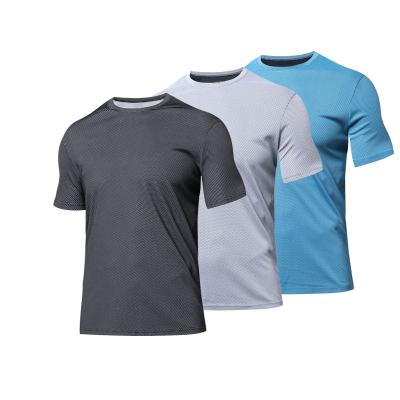 China High Quality Wear Breathable Mesh Breathable Sports Clothing Quick Dry, Men's Gym Marathon T-Shirt for sale