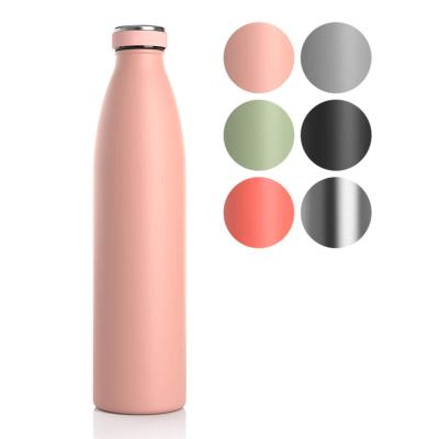 China Customized Viable OEM 1L Travel Boosting Outdoor Sport Working Reusable Thermal Double Wall Vacuum Milk Water Bottle for sale