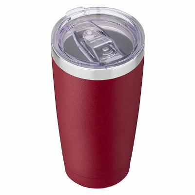 China Durable Stainless Steel 20oz Vacuum Insulated Double Wall Travel Tumbler Durable Insulated Coffee Mug Powder Coated Thermal Mug for sale