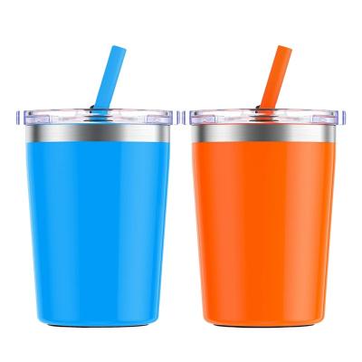 China Sustainable Wholesale 8oz Vacuum Insulated 18/8 Stainless Steel Toddler Cups Tumbler For Kids for sale