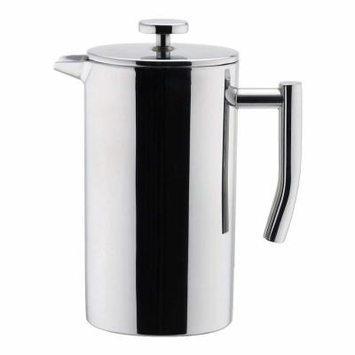 China Viable 12 oz Stainless Steel Press Double Walled Insulated French Coffee Maker for sale