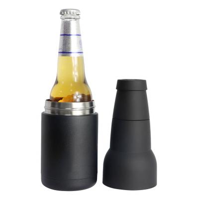 China Wholesale Viable 12oz BBQ Party Outdoor Camping Beer Bottle Can Insulator Double Wall Stainless Steel Beer Bottle Holder for sale