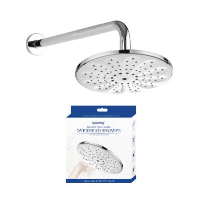 China Without Slide Bar Round Bathroom Rainfall System Spa Shower Head Rainfall Spa Shower Head With Arm for sale