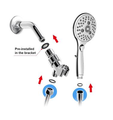 China Online Selling Powerful Shower Spa Handheld Shower Head Amazon Shower Head 6 Heads With Shower Bar for sale