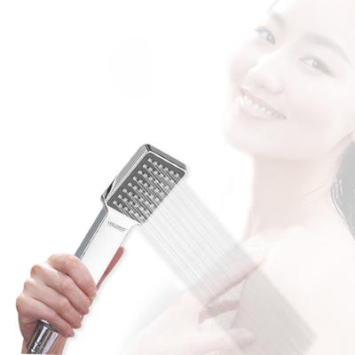 China Economical Handleless Leelongs 6cm High Water Pressure Shower Head Handle With Chrome Surface for sale