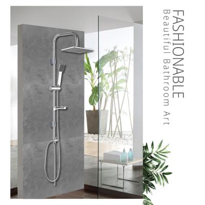 China With Switch Leelongs Stainless Steel Rainfall Bathroom Shower Set for sale