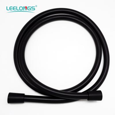 China 1.5m 1.8m 2m Toilet Black Pvc Soft Flexible Bathing Shower Hose In Blister Package Shipping And Handling - 6625K for sale