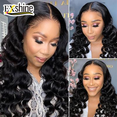 China Super Wave Yse 40 Inch Full Hair Lace Wig With Baby Hair , Deep Wave Brazilian Mink Hair Wig Full Lace Wig for sale