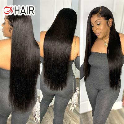 China YSE Silky Straight Brazilian Hair Lace Front Wig, Virgin Hair Straight Lace Wig For Black Women, Pre Pluck Lace Wig With Baby Hair for sale