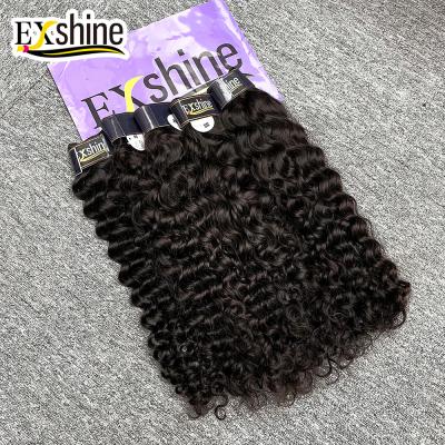 China Cheap Raw Curly Wave Filipino Virgin Hair, Grade 12 40 Inch Peruvian Hair Weave Bundles Peruvian and Brazilian Hair for sale