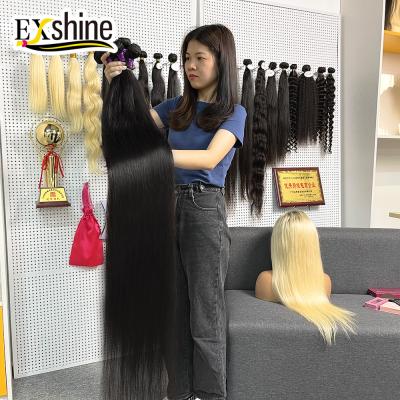 China Exshine Other Cuticle Aligned Raw Virgin Hair, Unprocessed Brazilian Virgin Hair Wholesale Bundle Sellers For Black Women for sale