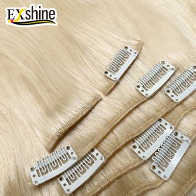 China Other 100 Brazilian Hair Seamless Clip In Hair Extension For White Woman , Afro Hair Extension Clip In Remy for sale