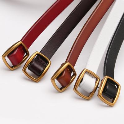 China Fashion.Casual high quality ladies leather belt fashion belt pants youth slim decoration 105cm long wholesale for sale