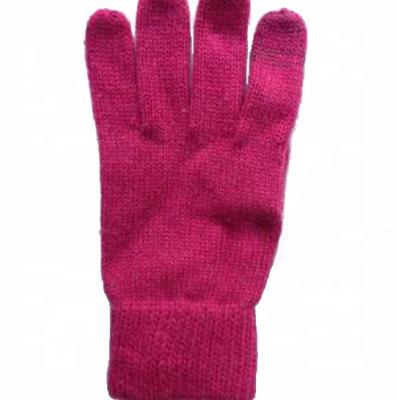 China Touch Phone Screen Warm Sale Fashion Winter Wool Knit Glove Soft Touch Touch Screen Glove for sale