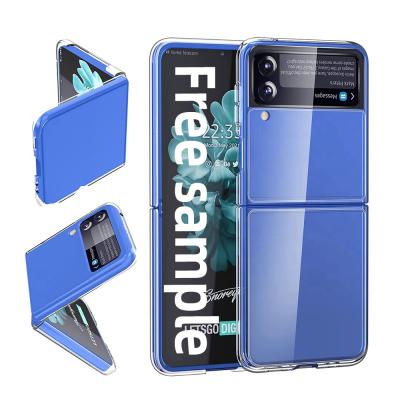 China Anti-drop with Customized Logo Hard PC and Soft TPU Bumper Phone Case for Samsung Galaxy Z Flip3 5G 2021 Release for sale