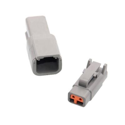 China M6 M7 M8 Ip65 Ip67 Ip68 Electrical Assembly Cable Female Auto Dt06-2S Waterproof Cable Connector DT06-2/3/4/6/8/12S for sale