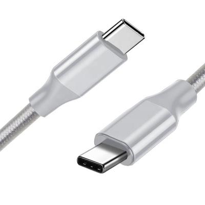 China Type C Gray Nylon Braided Fast Charging Data Cable Charging Player MP3/MP4 Micro Usb Cable Cut Usb Cable for sale