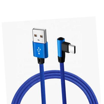 China Blue MP3/MP4 C Player Fast Charging Usb Data Cable Customized Cheap Nylon Braided Multi Heads Usb Cabl C for sale