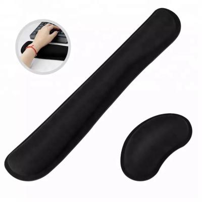 China Workable Wrist Rest Pad Memory Foam Keyboard and Mouse Wrist Rest Set, Office, Gaming, Laptop Desk Release Pressure for sale