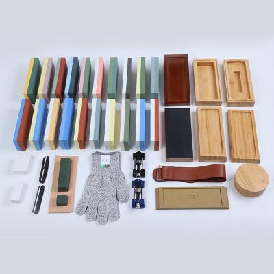 China Sustainable Whetstone Sharpening Corundum Multi Stones Grit Knife Sharpener Polishing Water Wet Oil Stone for sale