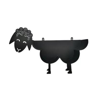 China Free Standing Sheep Tissue Holder Metal Toilet Paper Holder Toilet Paper Roll Holder for sale