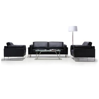 China Modular Cozy Office Sofa Living Room Leather Couch Modern Sofas for sale