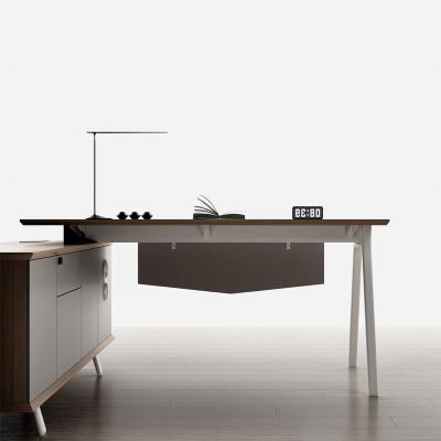 China Combination wholesaler desk funiture modern simple wood table leg executive steel CEO desk for sale