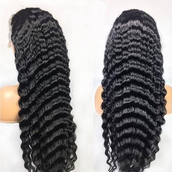 China Pure Original Natural Hair Raw Unprocessed Cuticle Aligned Wholesale Virgin Human Hair Wigs 100% Lace Front Transparent Wigs For Black Women for sale